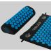 AkuPressureatte 5-in-1 Set: 70x42x2cm with Massage Balls Pillow & Bag for Back Pain Relief Relaxation Better Sleep & Improved Blood Circulation - Black/Blue - Buy Online on GoSupps.com