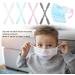 Adjustable Mask Extender Strap - Relieve Ear Pain & Pressure - Anti-Drop Lanyard - Face Mask Holder Hook - Transparent White/Blue/Pink/Black - Buy Online on GoSupps.com