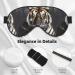 Luxury Tiger at Rest Unisex Adjustable Blackout Sleep Eye Mask - Perfect for Home Travel Yoga & Naps - Buy Online on GoSupps.com