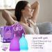 4 Pack Reusable Menstrual Cups Kit - Medical-Grade Silicone - Tampon and Pad Alternative - 4 Large Cups in Purple and Blue - Buy Online on GoSupps.com