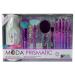 MODA Prismatic 10pc Deluxe Makeup Brush Set - Full Size Foundation Contour Eye Brushes & Pouch | International Shipping Available - Buy Online on GoSupps.com