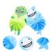 Shop Housoutil 4 Pcs Baby Loofah Body Puff - Cute Bath Sponge Balls for Kids | Perfect Shower & Cleaning Scrubber - Buy Online on GoSupps.com