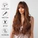 Shop Long Ombr Brown Curly Wigs for Black Women | Synthetic Curly & Ponytail Cosplay Wig | Naturally Looking Wavy Hair - Buy Online on GoSupps.com