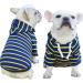 Zweitea Striped Hoodie for Small to Medium Dogs - Soft Yellow Sweatshirt & T-Shirt for Puppies - Buy Online on GoSupps.com