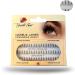 Natural Individual Lashes False Lashes Cluster Eye lashes Individual Flare Knotted Lash Extensions (NATURAL LONG (12MM) - Buy Online on GoSupps.com