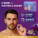 SUNUV Biotin 10 000mcg | Collagen | Keratin | Hyaluronic Acid - 80 000mcg Hair Growth Vitamins for Hair Skin & Nails Support - Women & Men - Vitamins B1 B2 B3 B5 B6 B9 B12 -Made in USA-90 Capsules - Buy Online on GoSupps.com