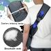 NATUYA Dog Sling Carrier - Dark Grey, 8-15 lbs - Breathable Hands-Free Travel Bag for Small Dogs - Adjustable Strap & Pocket - Ideal for Outdoor Hiking - Buy Online on GoSupps.com