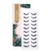 Emeda natural false eyelashes cat wing fake lashes 3d soft and fluffy false eyelashes black stripes eyelashes dorisue natural eyelashes 10 pair (SK 17) natural lashes sk17