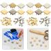 LALAFINA 80pcs Claws Apparel Brass 1.00X1.00X0.50CM Assorted Color - Buy Online on GoSupps.com