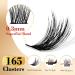Cluster Eyelash Extensions - 165 PCS Wispy DIY Individual Lashes | Soft Mink False Eyelashes in Mixed Tray (C-8-16 Mix) - International Shipping Available - Buy Online on GoSupps.com