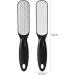 ZLONGYAN double sided foot file callus remover for feet is suitable for dry cracked feet dead skin calluses etc. foot scrubber lasts to make feet smooth heel scraper for cracked heels (black) - Buy Online on GoSupps.com