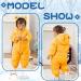 Milkiwai Baby Snowsuit Romper | Hooded Winter Jumpsuit | Boys Girls Infant Snow Wear | Yellow 66 - Buy Online on GoSupps.com