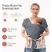 Momcozy Baby Sling Wrap Baby Sling for Newborn up to 50 lbs Baby Wrap Adjustable for Adult Fits Sizes XXS-XXL Easy to Wear Infant Baby Wrap Carrier Ergonomic Front Facing/Back Carrier Slings Dark Grey - Buy Online on GoSupps.com