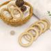 Ruby 8-Piece Natural Wooden Bite Rings | Eco-Friendly Baby Teething Toys & Handicraft Tools ( 70mm) - Buy Online on GoSupps.com