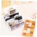 FELTECHELECTR Eyeshadow Organizer Desktop Powder Cosmetics Stand Drawers for Cosmetic Pallet Transparent Transparent 24x23x6.5cm - Buy Online on GoSupps.com