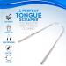 NISATE 100% Stainless Steel Tongue Scraper for Oral Health - Prevents Bad Breath, U-Shaped Design with Blunt Edges for Easy Use - Pack of 1 - Buy Online on GoSupps.com