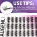 Self-Adhesive Natural Lash Clusters & Tweezers Kit | D Curl Anime Eyelash Extensions (H103 8-12mm) - Wispy Manga Lashes - Buy Online on GoSupps.com