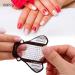 HUSHUI 100pcs Professional Nail Art Tips Extension Form Guide Set UV Gel Sticker Manicure Tools for DIY Home Salon - Buy Online on GoSupps.com