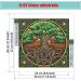 Tree Stamped Cross Stitch Kit for Adults | DIY Embroidery Arts & Crafts | Full Range of Needlecrafts for Home Decor 11.7X11.7 inch - Buy Online on GoSupps.com