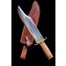 Perkin 38cm Hunting Knife Bowie with Leather Sheath - Premium Quality Survival Knife for Outdoor Adventures | International Shipping Available - Buy Online on GoSupps.com