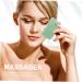 Frcolor 2-in-1 Jade Face Massager & Scraper - Portable Therapeutic Massage Tool for Relaxation & Relief - International Shipping Available - Buy Online on GoSupps.com