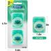 Coconut Oil Dental Floss 55 Yards 4 Count - Mint Flavored Expanding Floss for Wide Spaces - Buy Online on GoSupps.com