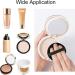 Velour Powder Puff Set for Contouring - 6pcs Black Triangle Makeup Puffs - Buy Online on GoSupps.com