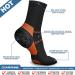 Charmking 6 Pairs Crew Compression Socks | 15-20 mmHg | All Day Wear Running Nurse | Large-X-Large | Black-Blue/Green/Orange - Buy Online on GoSupps.com