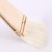 ZEONHEI 8 PCS 1 Inch Flat Hake Brushes Set - Soft Goat Hair, Solid Wooden Handle - for Watercolor, Pottery, Painting Arts - Buy Online on GoSupps.com