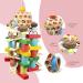 Multi-Colored Parrot Hanging Toys | Chew & Bite Cardboard Accessories for Budgies & Large Birds - M-45cm - Buy Online on GoSupps.com
