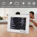 Exmate 8-Inch Digital Alarm Clock - Multilingual Large Writing Calendar for Kids Seniors Dementia & Alzheimer's - Perfect for Visual Impairment - White - Buy Online on GoSupps.com