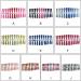 dijiusidy 24 Pieces Nails T Shape Extra Long Full Wrap False Nail Tips Women Decor Fingernail Supply Manicure Accessory red print - Buy Online on GoSupps.com