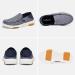 OrthoComfoot Women's Slip On Shoes with Arch Support - Plantar Fasciitis Loafers | Pain Relief Orthopedic Slippers - Light Blue, Size 8.5 W - Buy Online on GoSupps.com