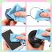 10 Pcs Cute Kitty Cat Microfiber Cleaning Cloths - Soft Eyeglasses & Screen Cleaner with Hanging Ring - Ideal for Glasses Camera Cell Phones - 6x7 Inches - Buy Online on GoSupps.com