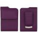 usastar-SNK 2nd Gen Premium Pouch case with Belt Clip for Tandem Diabetes Care Insulin Pump (T:Flex Pump/T:Slim G4 Pump/T:Slim X2 Pump) (Purple/Vertical/1)