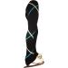 Ice Fire Criss Cross Fleece Figure Skating Pants - Silver/Turquoise - Size 10-12 Years - Buy Online on GoSupps.com