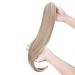 55 cm Claw Clip Ponytail Extensions - Curly Wavy Synthetic Hair for Women - Sandy & Bleached Blonde - Buy Online on GoSupps.com