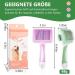 PHAVESAS Klein Pets Self-Cleaning Dog & Cat Brush - Green Small | Perfect for Long & Short Hair - Shop Now for International Shipping! - Buy Online on GoSupps.com