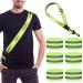 RTBRCG 7 pieces of reflector band reflectors bike safety belt High visibility reflectors belt reflex belt for outdoor jogging/pants bracket bike/hiking/motorcycle riding or running