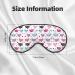 SSIMOO Cartoon Cat Soft Sleep Eye Mask | Breathable Travel Eye Patch for Relaxation - Perfect Gift for Her - Buy Online on GoSupps.com