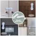 Rymaup 6 Spall Pack Complete | Durable Cable & Drawer Locks with Strong Adhesive Tape | No Drilling Ideal for Furniture & Kitchen Cabinets - White - Buy Online on GoSupps.com