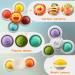ECHOCUBE SAUCHNAPF Spinner Toys - 3 Educational Sensory Bath Toys for Toddlers | Fun Birthday Gift for Boys & Girls | Suction Cup Octopus Design - Buy Online on GoSupps.com
