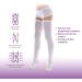 White Compression Stockings for Post-Surgery & Delivery, 18-21 mmHg, Medium M/39-40 - Buy Online on GoSupps.com