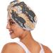 Sleeping Cat Dry Hair Cap Set - 2 Quick Dry Towels & Button Headband | Super Absorbent Soft & Comfortable | International Shipping Available - Buy Online on GoSupps.com