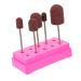 Toddmomy 1 Set Nail Sand Ring Cap Nail Drill Kit acrylic nail drill Nail Art Drill Bit Tool Nail Art Bit Tools nail cleaner tool nail bit Manicure Accessory Polishing sand care to rotate 8x6cm Rosy