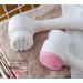 Face washing brush face washing instrument manual soft hair cleaning brush makeup removing and greasy cleansing brush face washing brush exfoliating brush Facial Massager for makeup removal and massage PVC box blue +5 wool - Buy Online on GoSupps.com