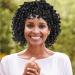 Heritage by Hair Products European And American Small Curly African Ladies Wig Rod Fluffy Fiber High Temperature Silk Headgear Suitable For Black Women Full Lace Pink One Size - Buy Online on GoSupps.com