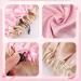 Adjustable Silk Bonnet Set for Women - Double-Sided Satin Sleep Caps for Natural Hair Protection (Black+Pink) - Buy Online on GoSupps.com