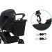 Fillikid Wrap Backpack Berlin | Versatile Baby Bag with Stroller Attachment | Diaper Bag Backpack for Parents | Black with Diaper Pad & Bottle Warmer - Buy Online on GoSupps.com
