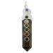Harmonize Tiger Eye Stone Pencil Pendant Balancing Wand 7 Chakra Balancing Therapy Reiki Healing Crystals